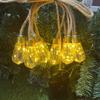 Rope Lights Fairy String Lights Waterproof Hemp String Lights Copper Wire Lights  Gardens