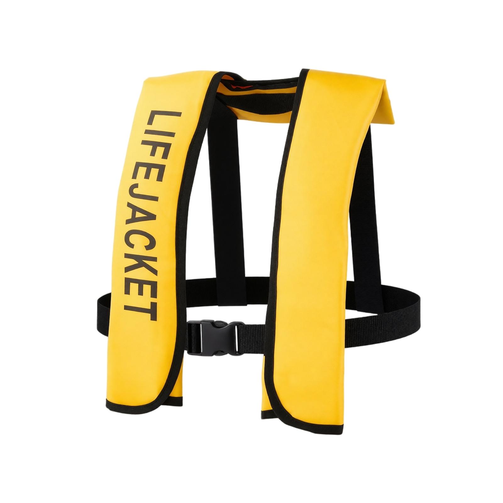 Adult Manual Inflatable Life Jacket with Pull for Boating and one size