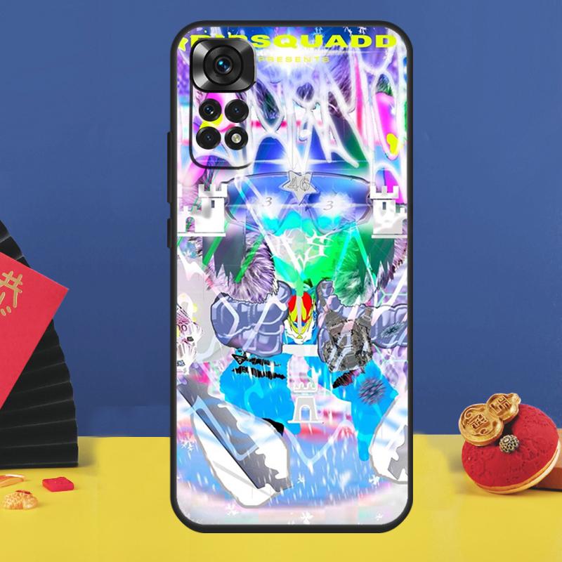 Drain Gang Phone Case For Xiaomi Redmi Note 11 Pro Note 10 Pro 12 8 9 Pro 9S 10S 11S 12C 9C 10C Funda