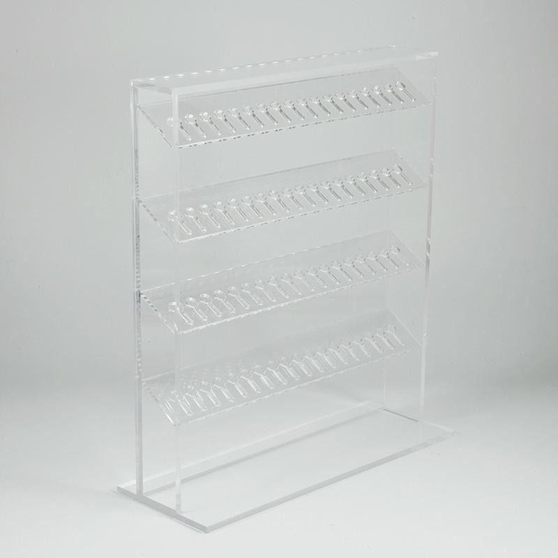 1Pcs Clear Acrylic 72Holes 4Layers Strong Display Stand Earring Belly Button Ring Lip Tongue Body Piercing Jewelry Solid Stand