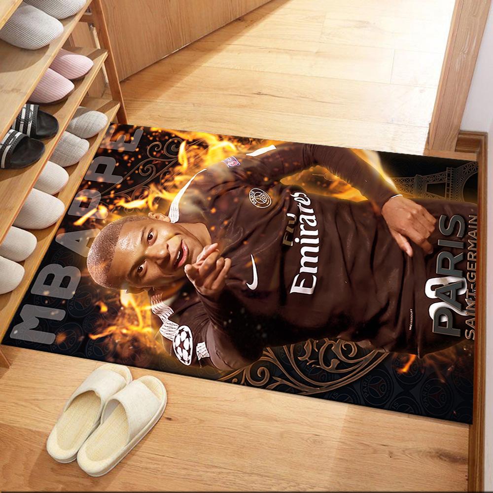Mbappe 103 Area Rug Perfect for Living Rooms Game Room Entryway Study room Antislip Carpet Decorate Offices