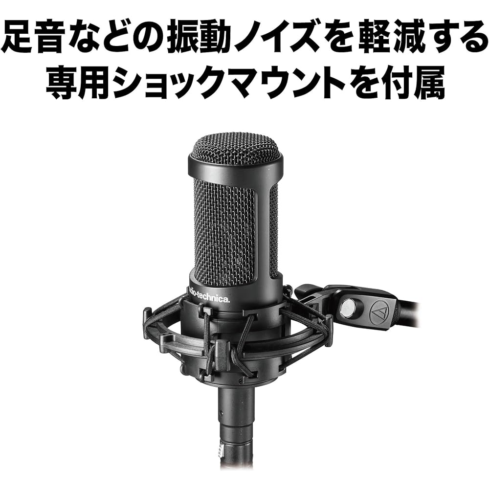 Audio-Technica AT2035 Condenser Microphone Single Directional/Low Cut Switch/Pad Switch/Exclusive...