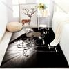 Drums In The Spotlight Print Carpet for Living Room Bedroom Bedside Sofa Table Floor Mat Home Area Rug Decor for Gifts