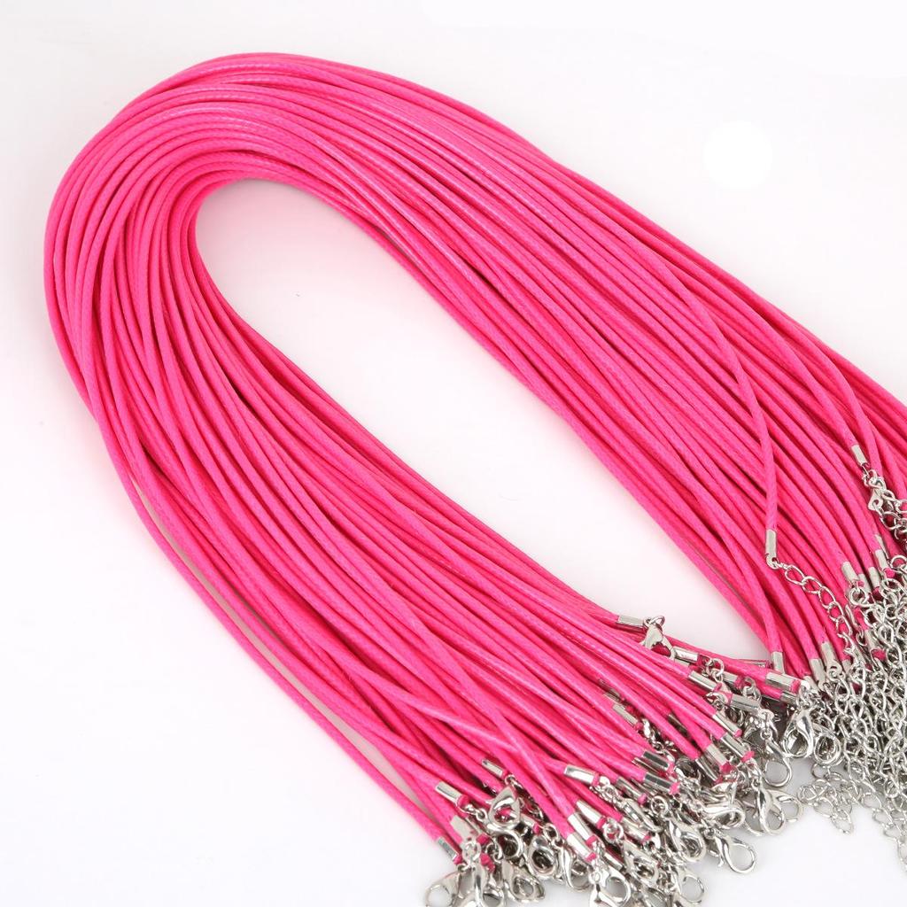 Koreanische Baumwollwachskordel für DIY Schmuck und Anhänger-Halskette