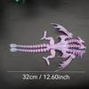 3D Printed Standing Three Headed Multi Pull Toy Joint Movable Wing Model Ornament Gift Decoration New Product