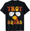 Funny Running Turkey Sunglasses Trot Squad Thanksgiving T-Shirt