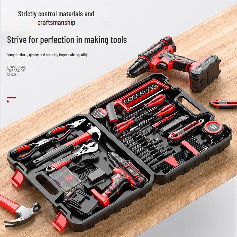 Oulide Rechargeable Lithium Drill & Electric Screwdriver Set