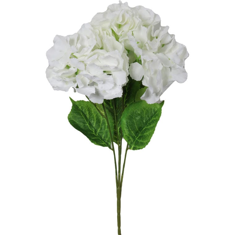 Bouquet of 4 white hydrangeas