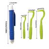 Flea Remover Hook Tick Removal Tweezer Plastic Scratching Hook Remover Tick Removal Tweezers Hooks Comb Kit Pet Accessories