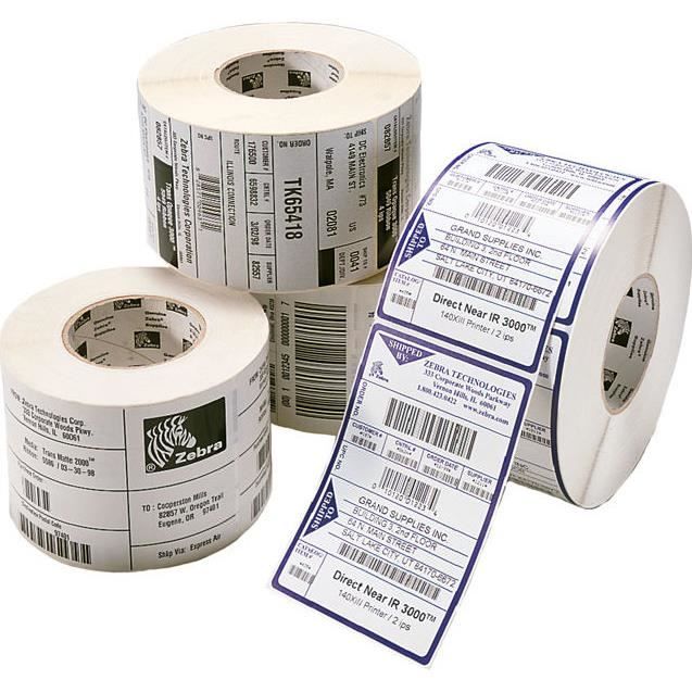 Etiquettes Zebra Z-Select 2000T Blanc - Transfert thermique - 102 x 152 mm - 5700 étiquettes