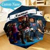 Custom Name Umbrella Ro-blox Adventure Quests Umbrella 8-Frame for Travel, Camping, Casual Lightweight Portable, Essential for Family Gifts