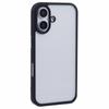 For iPhone 16 Case TPU+PC Crystal Clear Back Cover with Lanyard Holes