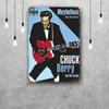 Chuck Berry Band Decor Poster Vintage Tin Sign Metal Sign Decorative Plaque for Pub Bar Man Cave Club Wall Decoration