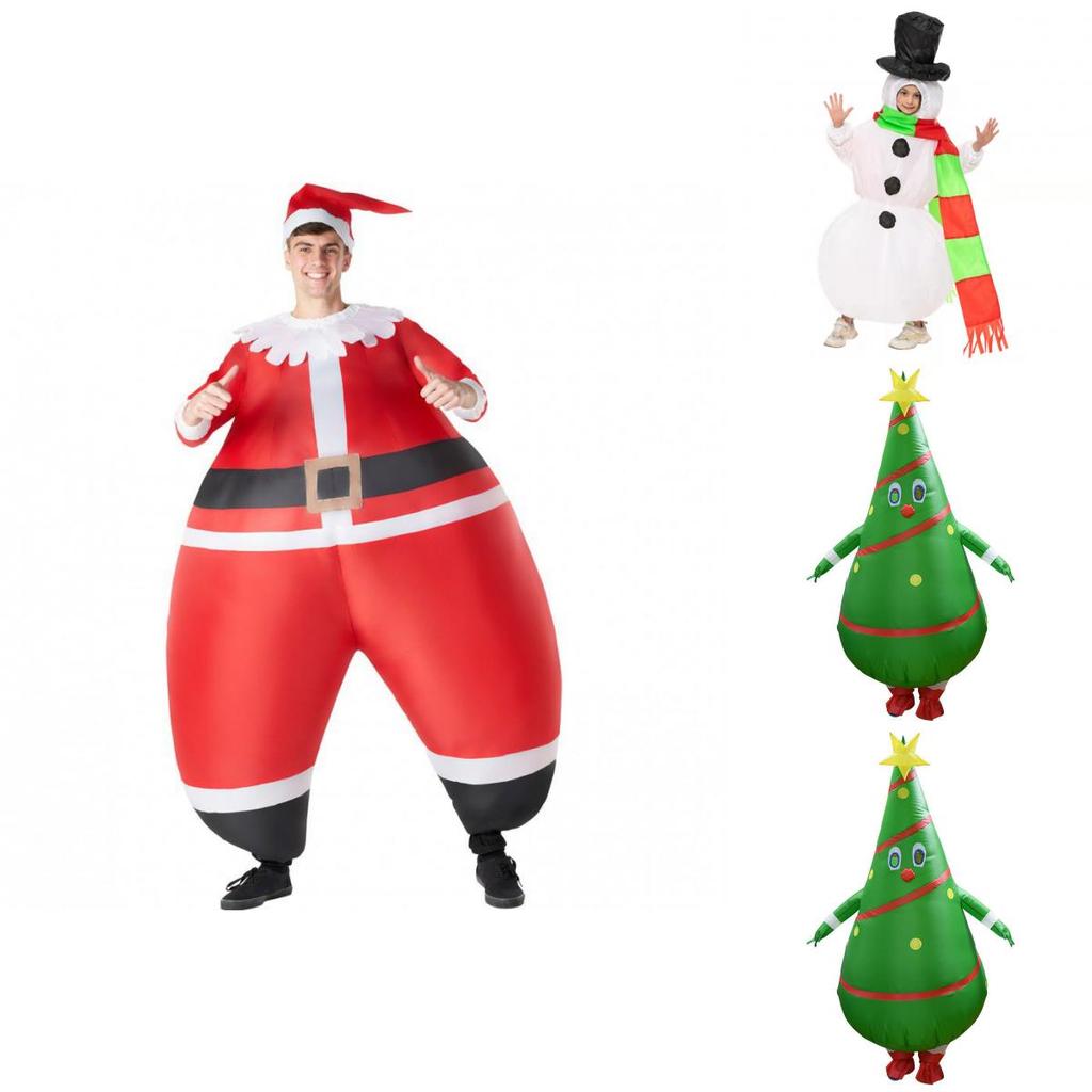 Costume gonfiabile di Babbo Natale di alta qualità per feste e cosplay