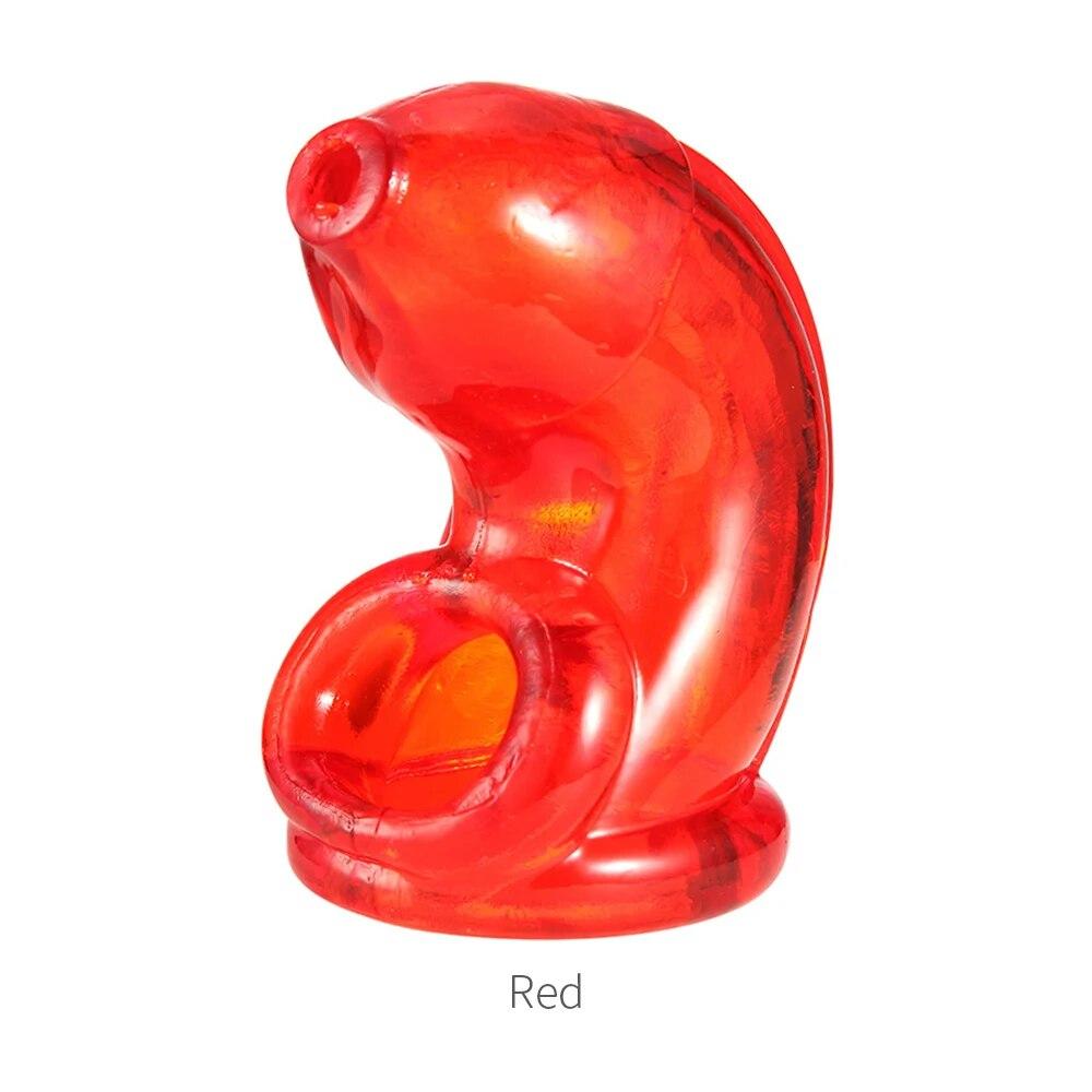 Soft Cages Chastity Male Cock Rings Sex Toys For Men Delay Time Scrotum Stretcher Small Chastity Device Intimate Goods