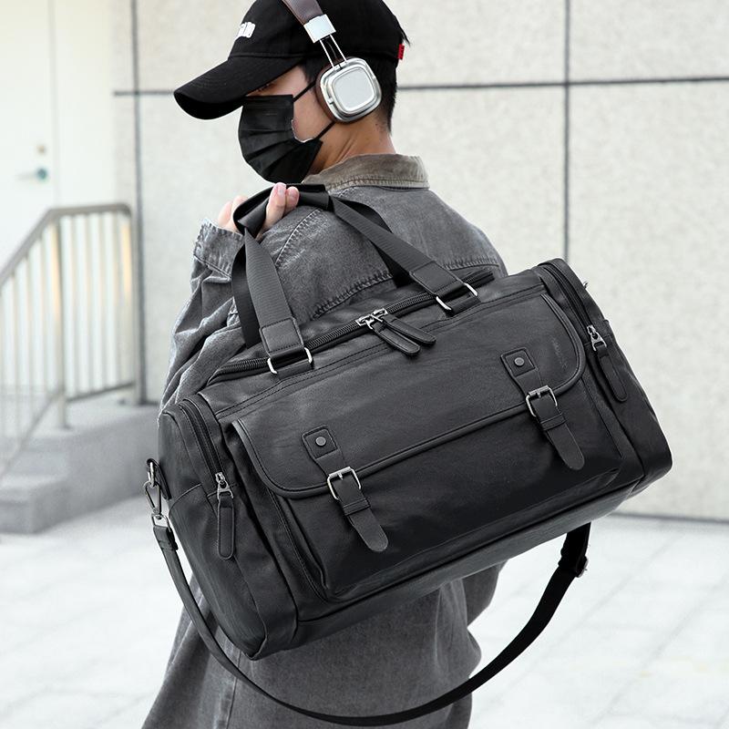 Men's Handbag Large Capacity Travel Bag Business Business Trip One-shoulder Sports Crossbody Bag Multi-function Luggage Bag