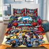 Transformers 3D Printed Duvet Case Bumblebee Car Robot Pillowcase Bedding Set Twin Full Queen King Size for Bedroom Decor