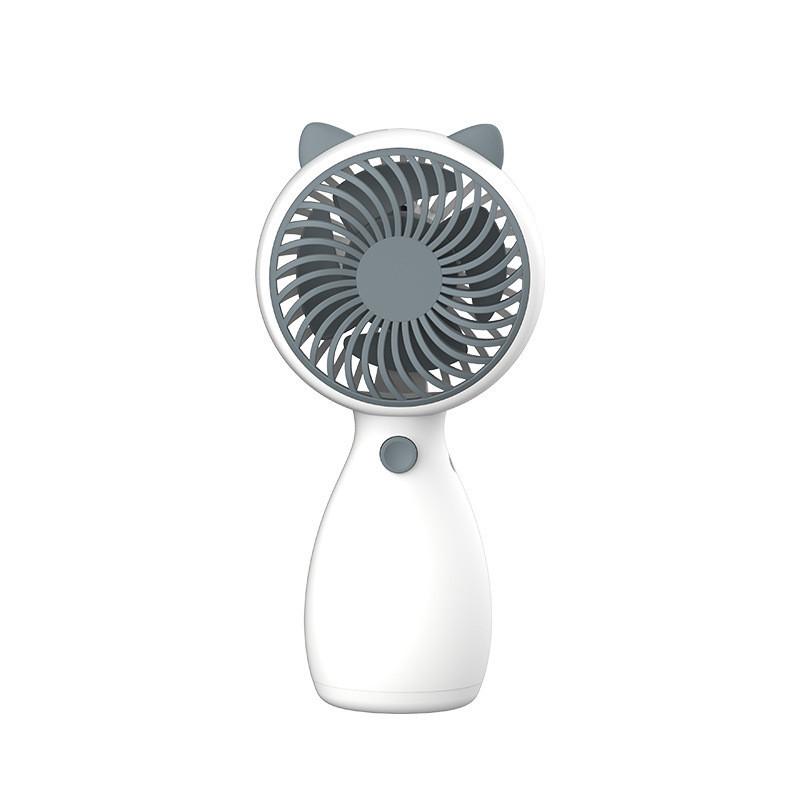 

Mini Usb Night Light Handheld Fan Student Dormitory Office Portable Hanging Rope білий