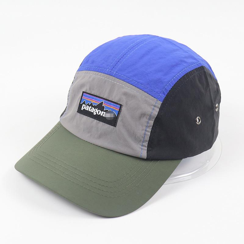 Vintage American Style Fivepanel Cap With Breathable Polyester For Outdoor Sun Protection