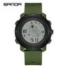 SANDA 2128 Most Fashion and Simple Style Bracelet Digital Wristwatch Cheap Factory Price Watches for Men Watch