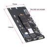 Cablecc Dual Oculink to NVMe NGFF PCIe SSD 2280 22110mm Adapter SFF-8612 SFF-8611 M-Key M.2 (for Motherboard)
