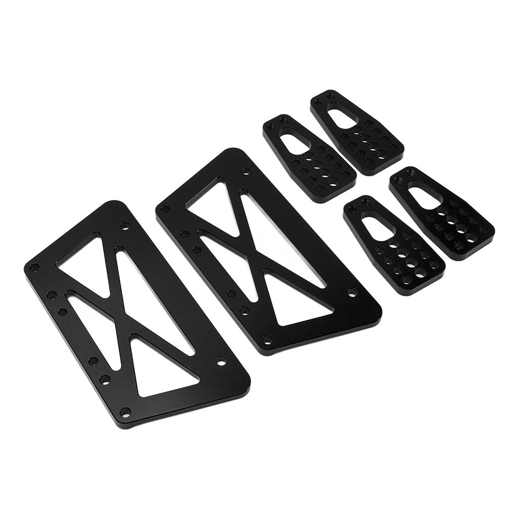 RC Metal Alloy Chassis Lift Plate Set Kit for   SCX10 1Celsius10 RC Model Car Parts