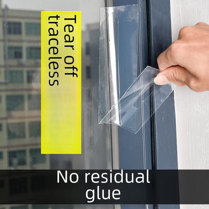 Nano Transparentes Winddichtes Klebeband: Fenster- und Türdichtungsstreifen mit starkem Klebstoff