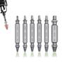 6PCS Screw Extractor Set for Damaged and Broken Bolt Removal High Hardness HSS Drill Bits with Double Headed Design