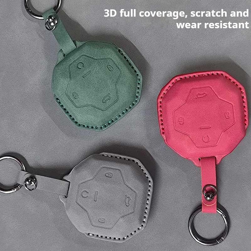 Car Key Case Bag Remote Control Protection Cover For Chery Jetour T2 Traveler Fob 4 Buttons Buckle Durable Accessories