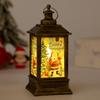Santa Claus Snowman Glowing Christmas LED Light Portable Cute Xmas Tree Pendant Christmas Castle Exquisite Xmas Decor Party