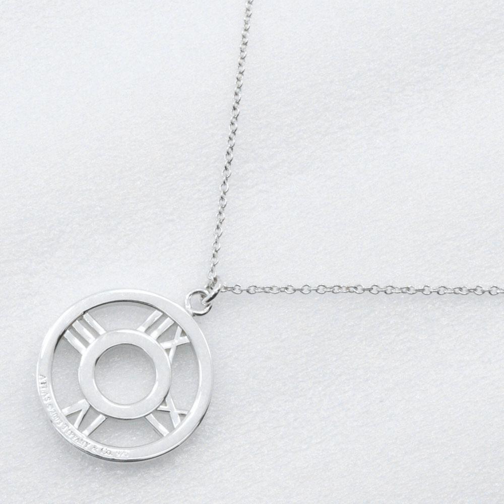 TIFFANY&Co. Open atlas Necklace Silver925 3.9g Women Used