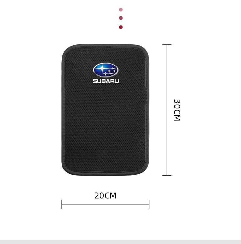 Car Center Console Armrest Box Mat Protection Pad Accessories For Subaru STI Forester Impreza Legacy Outback XV BRZ WRX Tribeca Y14