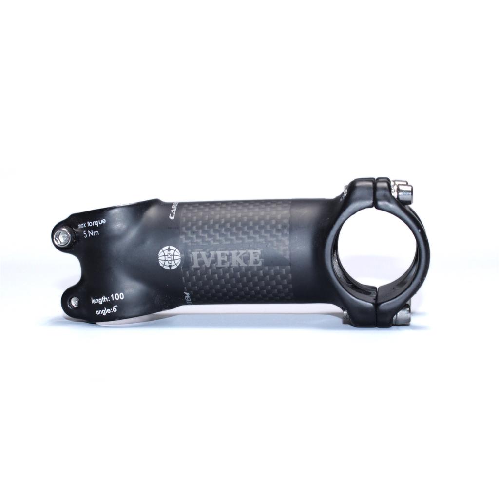 Aluminum Carbon Fiber MTB Road Bike stem Bicycle Handlebar stem 6degree 60-120mm