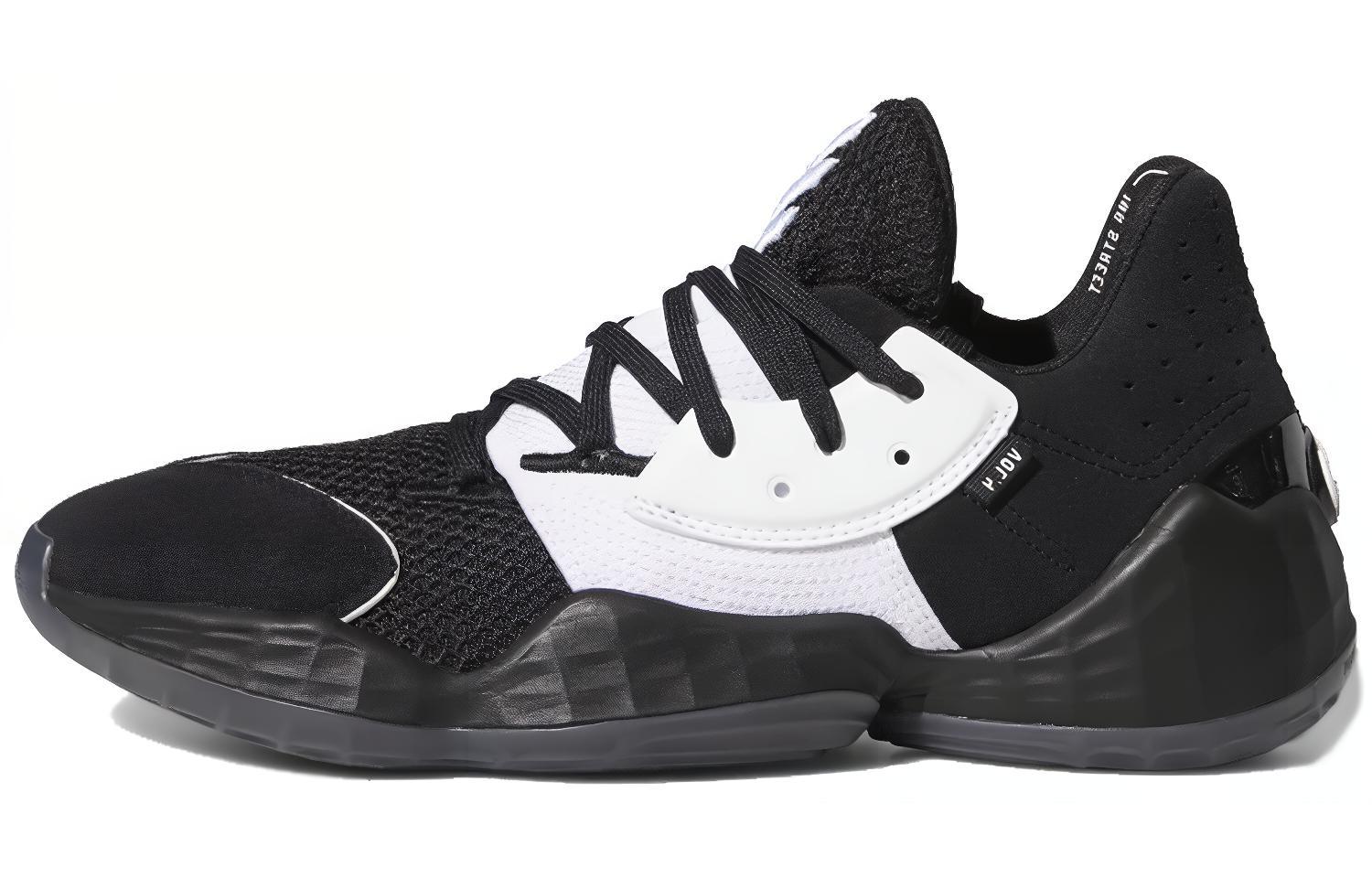 Harden Vol. 4 Adidas  Black White  FV5597 43