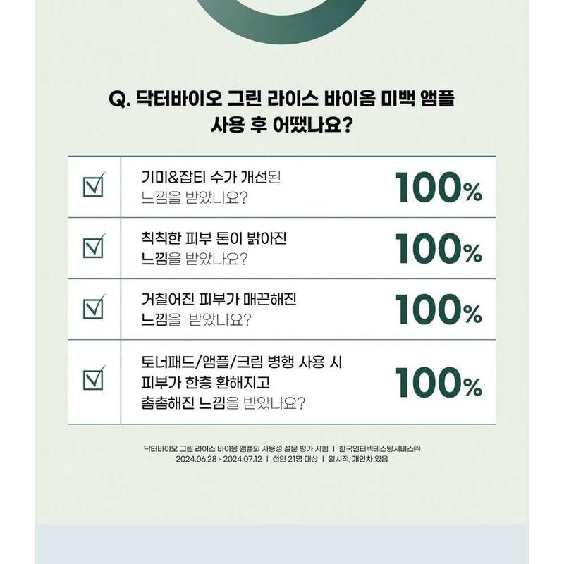 DR. Bio - Grüne Reis Biome Anti-Aging Ampulle