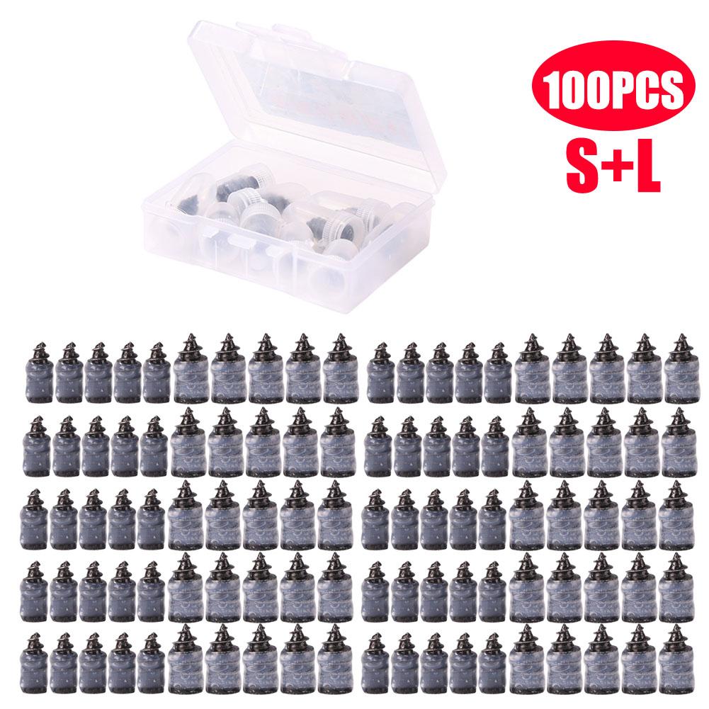100-10PCS Universal Vacuum Car Tyre Repair Rubber Nail For Car Motorcycle Scooter Tubeless Tire Repair Kit Glue Free Tire Nails