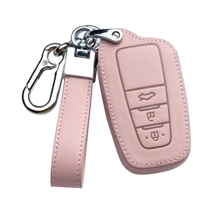 Key Key Key Key Cover Compatible with Toyota New Mark X Prius New Camry Land Cruiser Hiace and 4th RegiusAce and 4th Stylish Leather Key Box for Case,