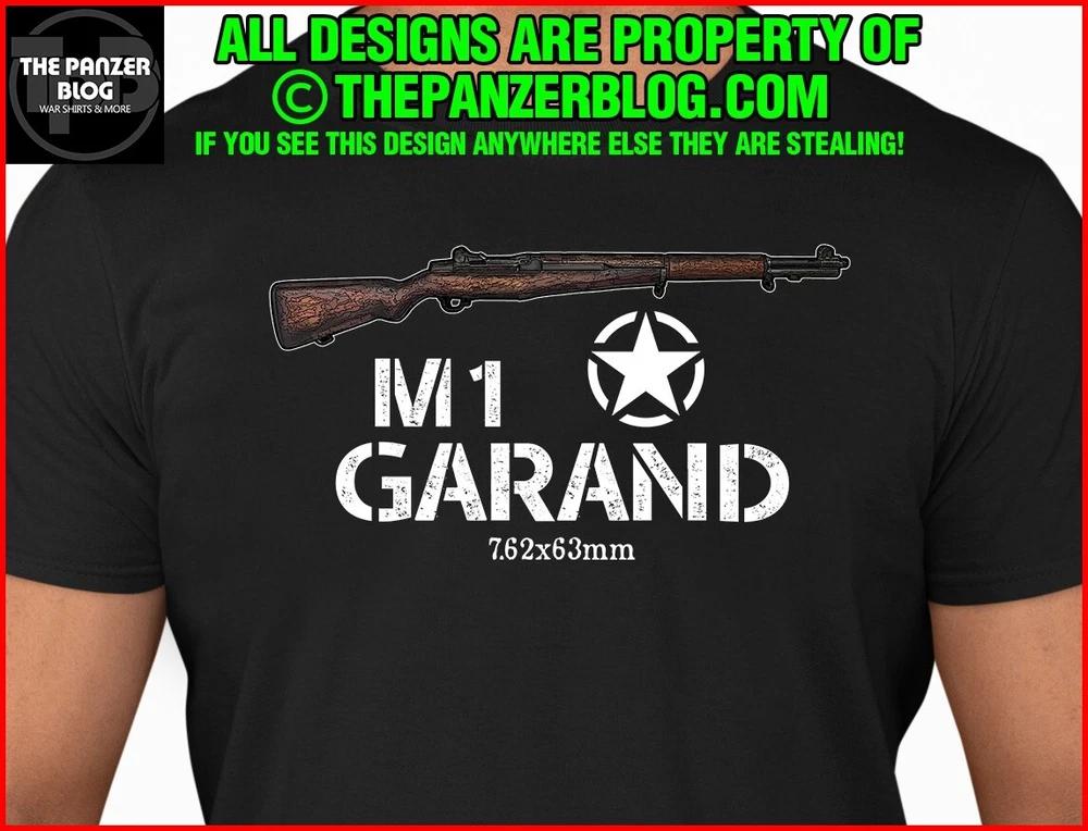 M1 Garand T-Shirt WWII US Rifle Gun L