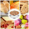 Tavă Nouă Rotundă Antiaderentă Încălzire Uniformă Tavă de Cuptor Aliaj de Aluminiu Tavă pentru Pâine și Prăjituri