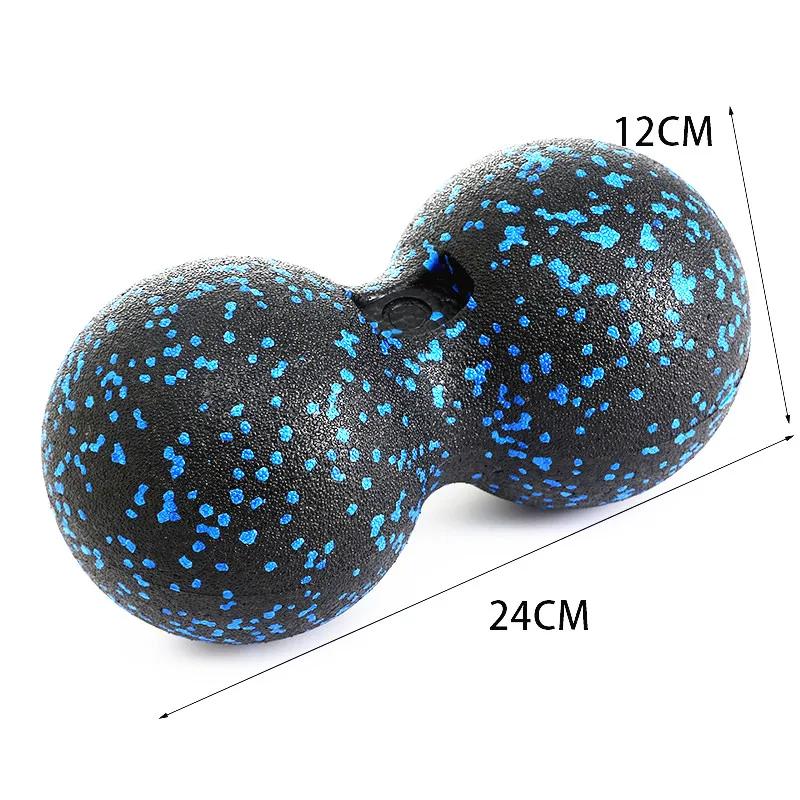 24*12CM Fitness Peanut Fascia Ball EPP Massage Ball 1PCS Double Hockey Ball Parfaitement adapté aux points de déclenchement de la fasciite plantaire et aux tissus profonds