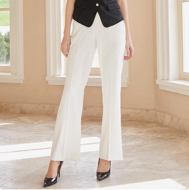 

AD Женский Летний Жаккардовый Жилет Люкс Лайт и Белые Брюки Широкого Покроя M