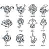 Korean Zircon Stud Earrings - Trendy Twelve Constellations Style