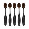 3/5PCS Toothbrush Shape Foundation Brush Professional Makeup Brush Set For Cream Liquid Powder Blending Flawless Face Contouring Nail Art Dust Brushes