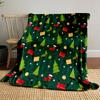 Christmas Tree and Gift Pattern Blanket print blanket soft and cozy perfect for the living room bed sofa or a nap,gift