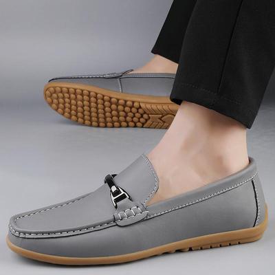 Marca Hombres Calidad Cuero Elegantes Mocasines Casuales Zapatos Mocasines Slip on Hombres Planos Masculinos Suave Confort Zapatos Diarios para Conducir