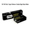 50 /100 Pack Super Platinum  Double Edge, Mens Razor Blades  Razor Blade,  Ultra-sharp   Stainless Steel for Shaving