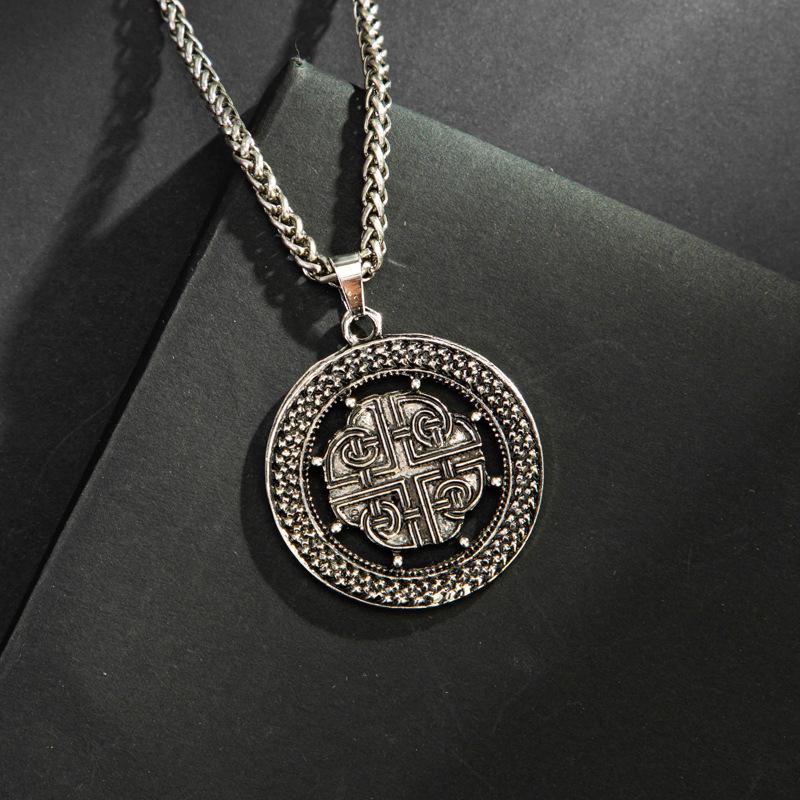 

Новое полое ожерелье-подвеска в стиле викингов с древними рунами и ретро-дизайном