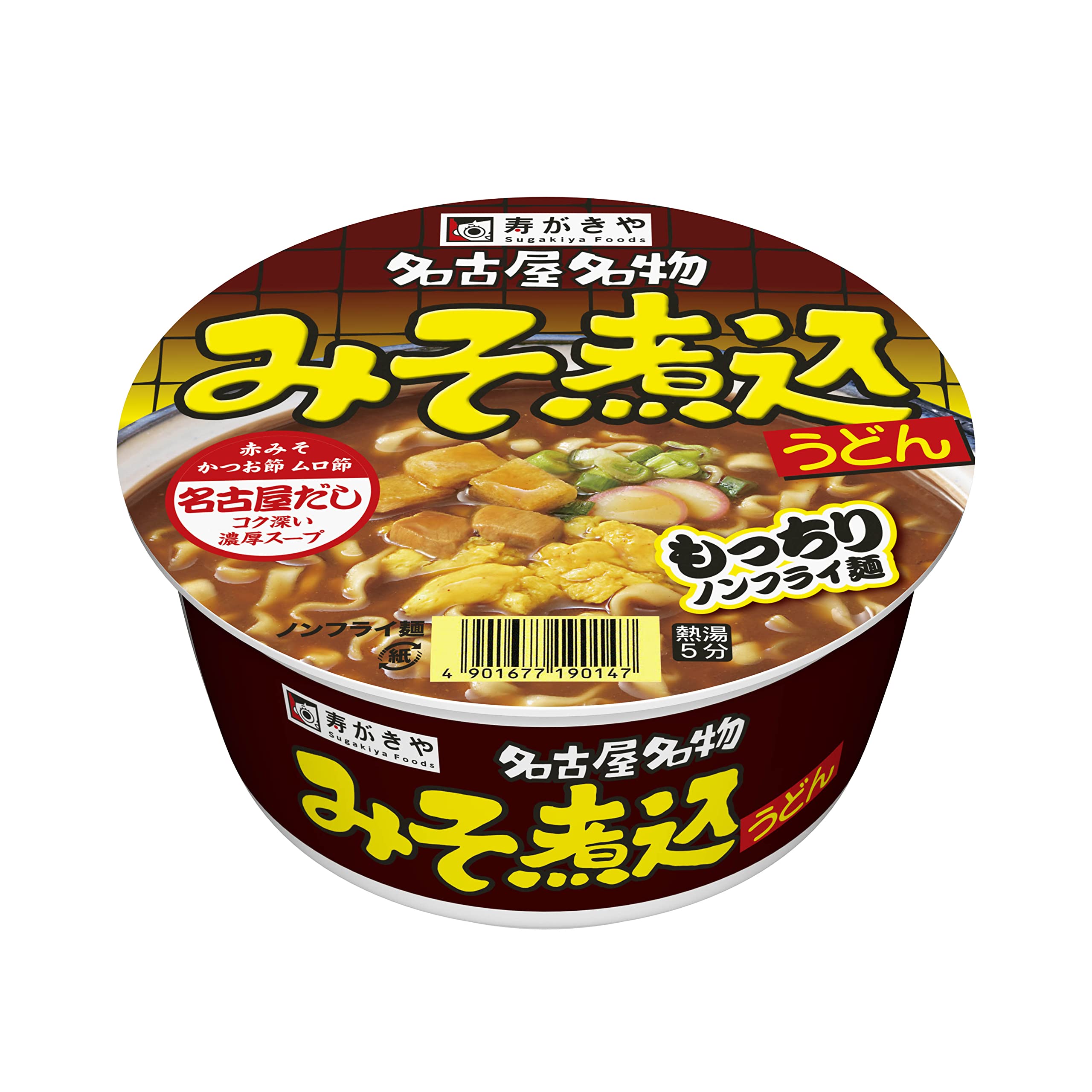 

Sukiya Cup Miso Stewed 106g x 12 packs Udon, чёрный