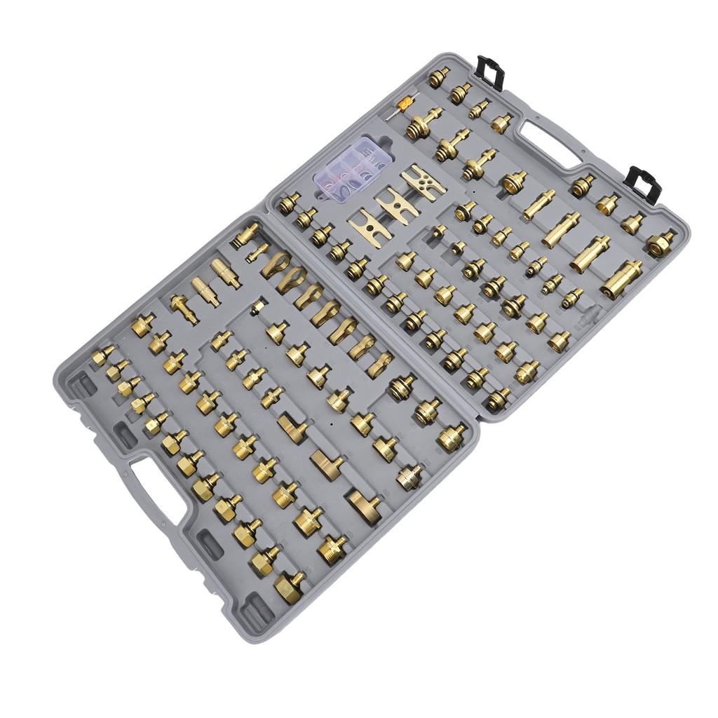 Automotive Air Conditioning Leak Test Kit Brass AC Leak Detector Detection Tool for Car Truck Auto