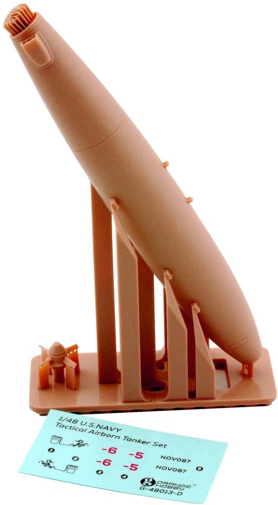 Orange Hobby Scale Modern Navy Air Refueling Pod Plastic Model Parts 1/48 U.S. Set, A48-020